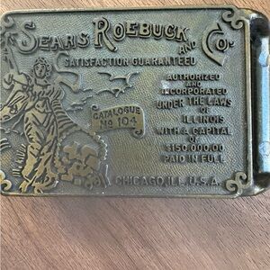 Vintage Sears Roebuck Belt Buckle